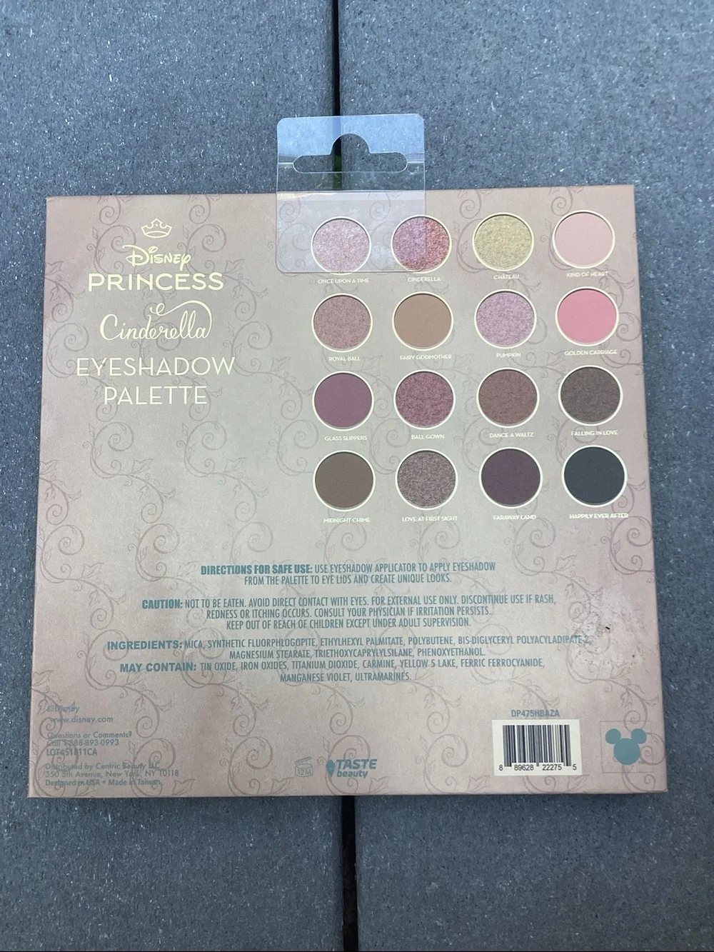 Disney Princess Cinderella Eyeshadow Palette - Women Makeup